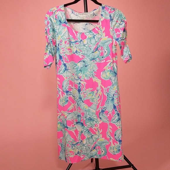 Lilly Pulitzer Dresses & Skirts - NWT Lilly Pulitzer Lajolla Dress -Lobsters in Love